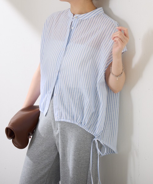 タグ付き/未使用　ジップドロストブラウス(コラージュ ガリャルダガランテ) COLLAGE GALLARDAGALANTE ジップドロストブラウス ネイビー - メルカリ