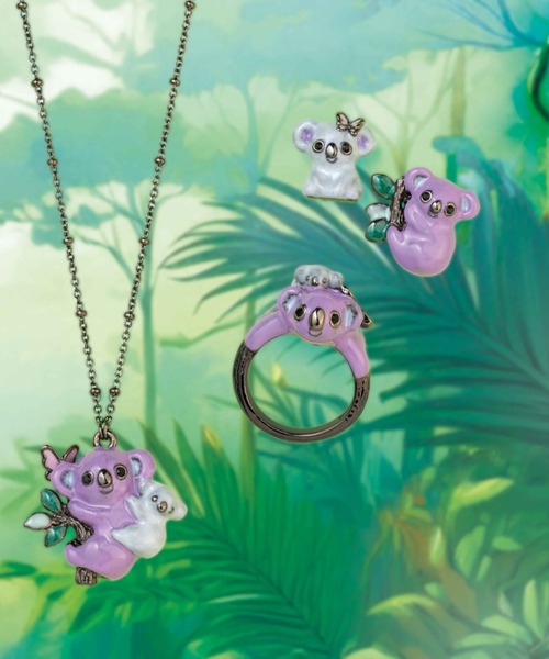 【ANNA SUI】即対応 コアラ親子モチーフ ピアス コアラ親子モチーフ ピアス（ピアス（両耳用））｜ANNA SUI