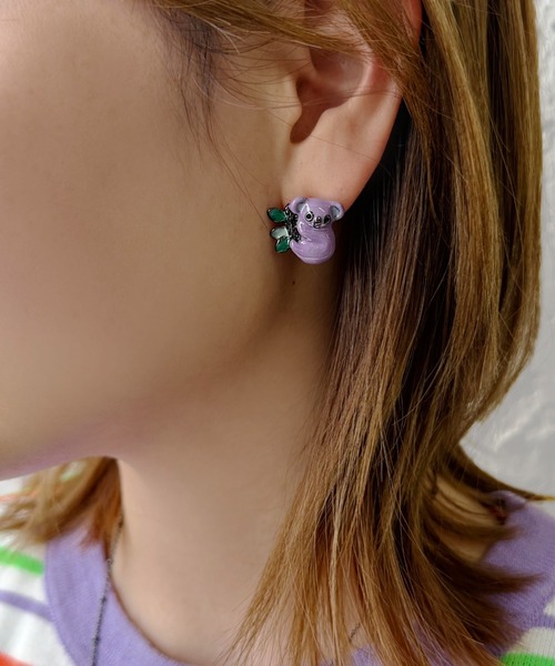 【ANNA SUI】即対応 コアラ親子モチーフ ピアス コアラ親子モチーフ ピアス（ピアス（両耳用））｜ANNA SUI