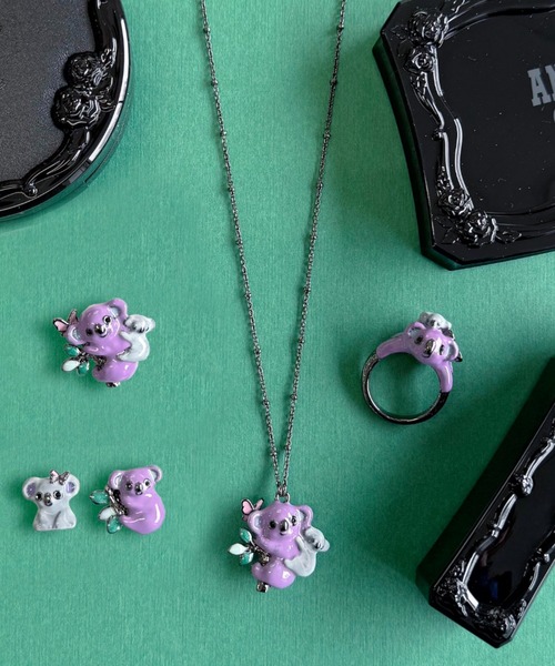 【ANNA SUI】即対応 コアラ親子モチーフ ピアス コアラ親子モチーフ ピアス | ANNA SUI (Women)/アナ スイ