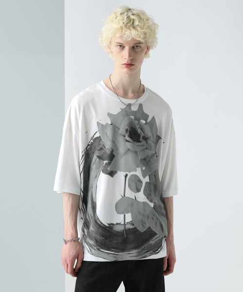 HARE - チュールレイヤーTシャツ ピンク HARE HARE（ハレ）の「チュールレイヤーTシャツ(HARE)（Tシャツ