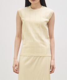 【CINOH/チノ】別注 Washable Silk Sleeveless Tops/ウォッシャブルシルクノースリーブトップス