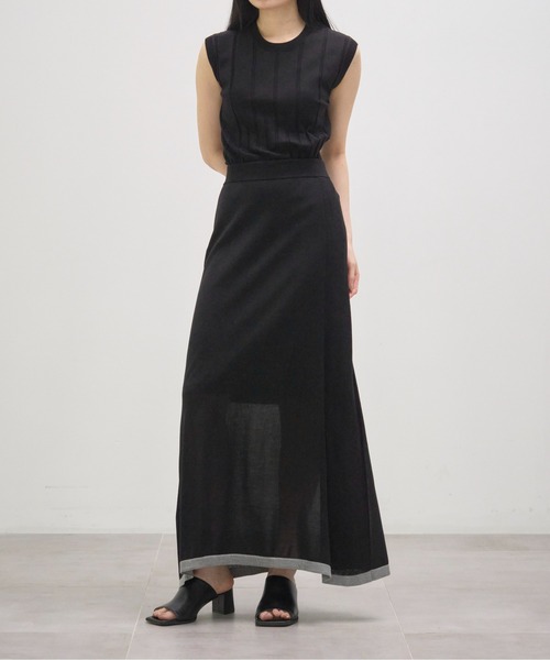 CINOH/チノ】別注 Washable Silk Sleeveless Tops/ウォッシャブル