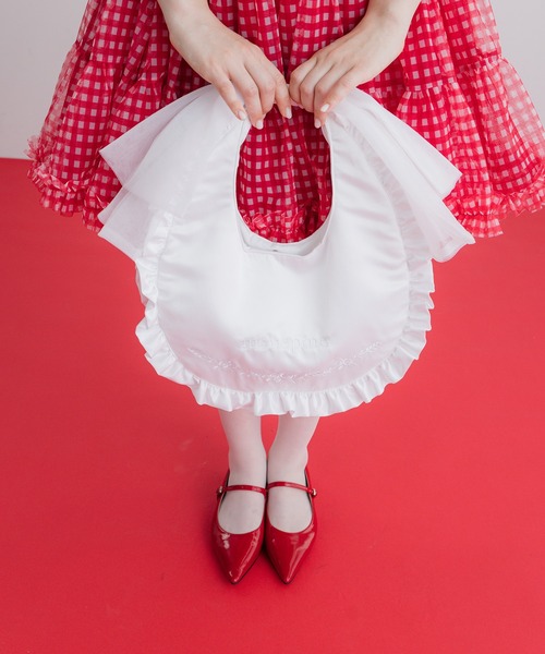 monepine（モネピネ）の「frill handle bag/フリルハンドルバッグ