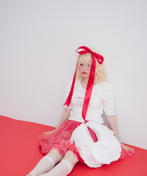 monepine（モネピネ）の「frill handle bag/フリルハンドルバッグ