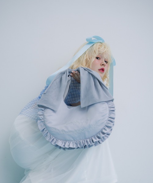 Monepine フリルハンドルバッグ frill handle bag frill handle bag/フリルハンドルバッグ（ハンドバッグ