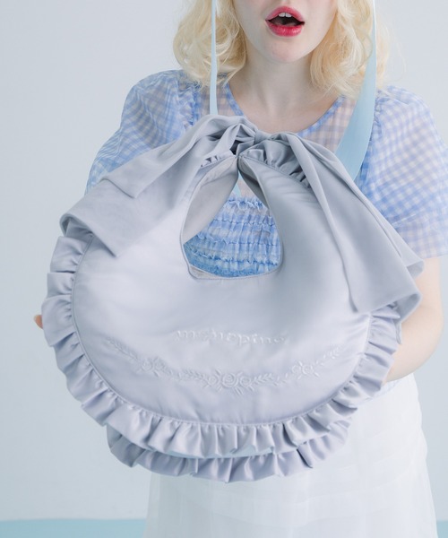 frill handle bag/フリルハンドルバッグ（ハンドバッグ