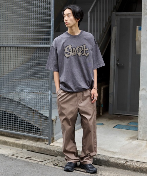 WEGO（ウィゴー）の「WEGO/ピグメントDRYイージーパンツ（チノパンツ・メンズ・ブラウン系その他/グレー系その他・MEDIUM/LARGE）」の4枚目の写真