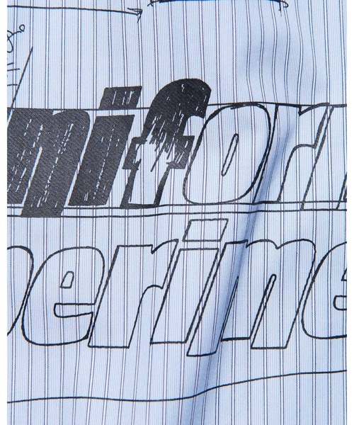 uniform experiment（ユニフォームエクスペリメント）の「IN-PROCESS PRINT S/S SHIRT（シャツ/ブラウス・メンズ・ホワイト/ライトブルー・1/3/2/4）」の7枚目の写真