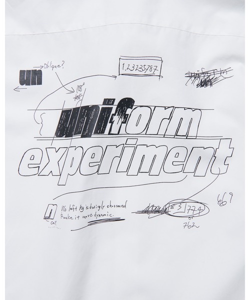 uniform experiment（ユニフォームエクスペリメント）の「IN-PROCESS PRINT S/S SHIRT（シャツ/ブラウス・メンズ・ホワイト/ライトブルー・1/3/2/4）」の9枚目の写真