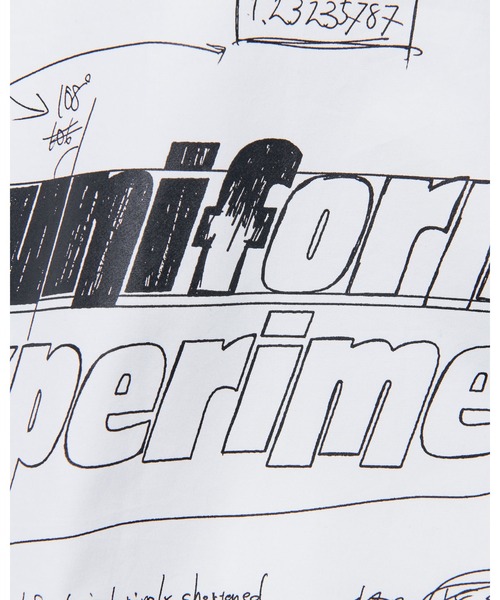 uniform experiment（ユニフォームエクスペリメント）の「IN-PROCESS PRINT S/S SHIRT（シャツ/ブラウス・メンズ・ホワイト/ライトブルー・1/3/2/4）」の10枚目の写真