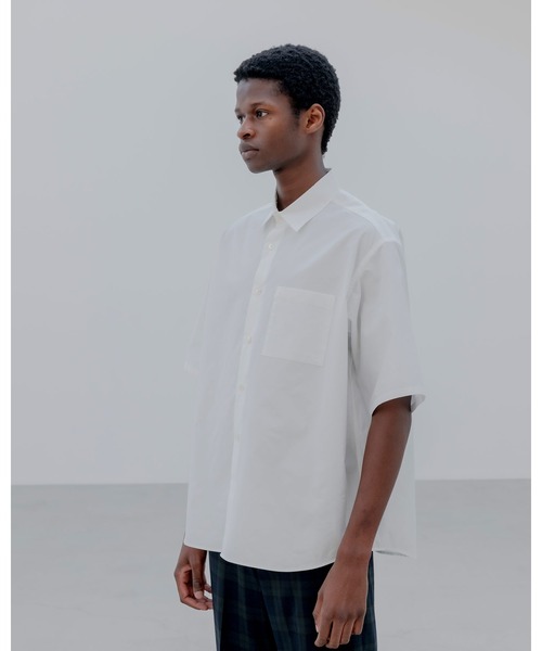 uniform experiment（ユニフォームエクスペリメント）の「IN-PROCESS PRINT S/S SHIRT（シャツ/ブラウス・メンズ・ホワイト/ライトブルー・1/3/2/4）」の4枚目の写真
