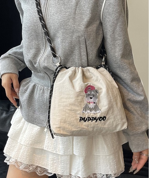 FREE STYLISTS(フリー スタイリスト)の「Y2K ミニサコッシュ ショルダーバッグ(ショルダーバッグ・レディース・イエロー/レッド/オフホワイト/グレー/ブラック/ブラック系その他/グレー系その他/ベージュ/ブルー/グリーン/ブラック系その他3/ホワイト系その他3/ブラック系その他5/ブラック系その他4/ホワイト系その他/ホワイト系その他2/ブラウン/ブラック系その他2/グレー系その他2/グリーン系その他/ホワイト系その他4・FREE)」の13枚目の写真