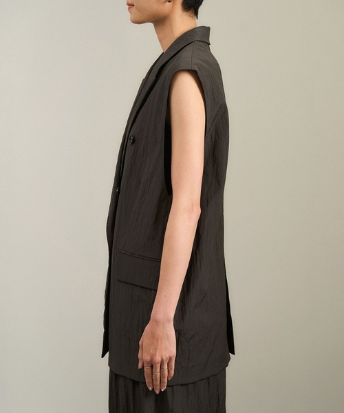 SALON adam et rope' ジレ　ベスト 楽天市場】【SALE／50%OFF】フラワーフリルジレ SALON adam et