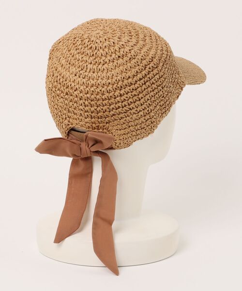 flower（フラワー）の「ペーパーリボンキャップ（キャップ・レディース・アイボリー/ブラウン/ブラック・FREE）」の12枚目の写真