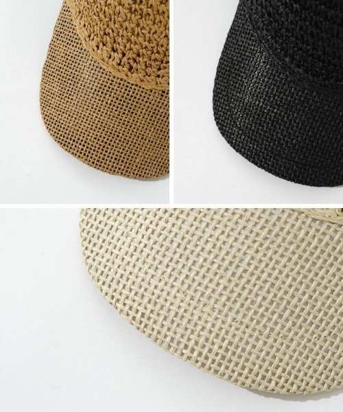 flower（フラワー）の「ペーパーリボンキャップ（キャップ・レディース・アイボリー/ブラウン/ブラック・FREE）」の21枚目の写真