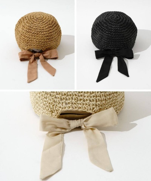 flower（フラワー）の「ペーパーリボンキャップ（キャップ・レディース・アイボリー/ブラウン/ブラック・FREE）」の20枚目の写真