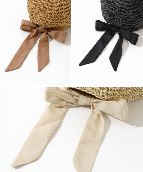 flower（フラワー）の「ペーパーリボンキャップ（キャップ・レディース・アイボリー/ブラウン/ブラック・FREE）」の19枚目の写真