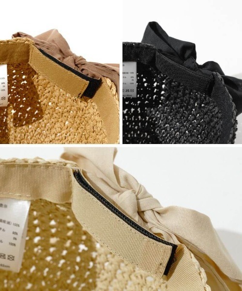 flower（フラワー）の「ペーパーリボンキャップ（キャップ・レディース・アイボリー/ブラウン/ブラック・FREE）」の15枚目の写真