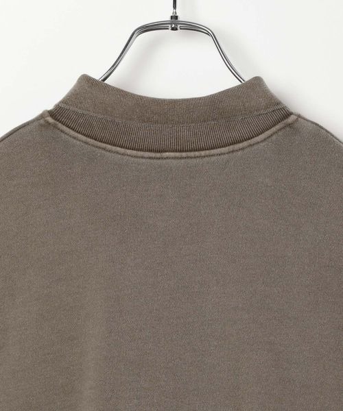 PBLIM（ページボーイリム）の「《UNISEX》ピグメントルーズポロ（スウェット・レディース・ブラウン/チャコールグレー・LARGE/MEDIUM）」の19枚目の写真