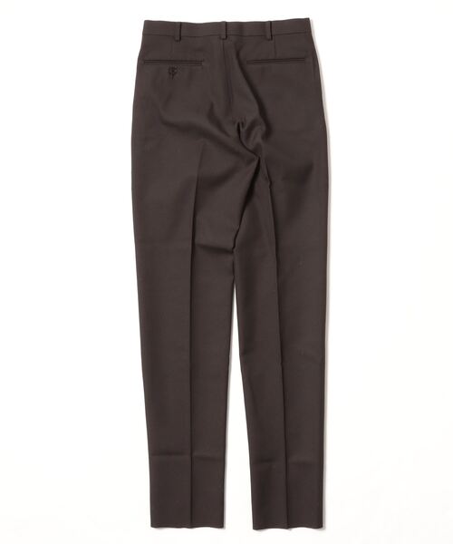 JOHN LAWRENCE SULLIVAN（ジョンローレンスサリバン）の「JOHN LAWRENCE SULLIVAN WOOL GABARDINE TUCKED TROUSERS (2B003-0125-10)（スラックス・メンズ・ブラウン・48/46）」の2枚目の写真