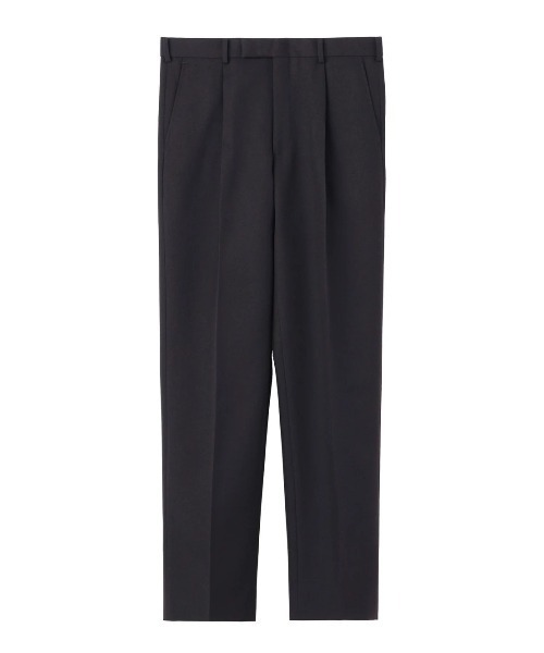 JOHN LAWRENCE SULLIVAN（ジョンローレンスサリバン）の「JOHN LAWRENCE SULLIVAN WOOL GABARDINE TUCKED TROUSERS (2B003-0125-10)（スラックス・メンズ・ブラウン・48/46）」の3枚目の写真