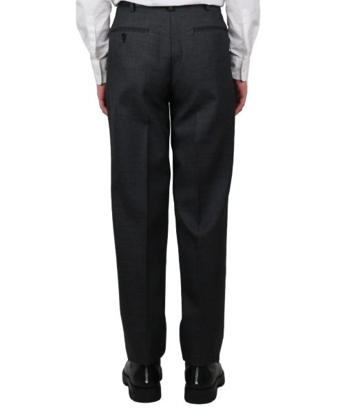 JOHN LAWRENCE SULLIVAN（ジョンローレンスサリバン）の「JOHN LAWRENCE SULLIVAN WOOL GABARDINE TUCKED TROUSERS (2B003-0125-10)（スラックス・メンズ・ブラウン・48/46）」の6枚目の写真
