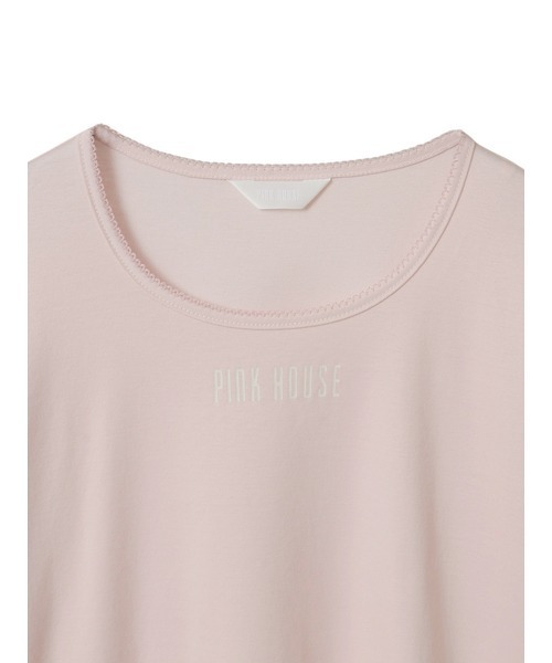 PINK HOUSE（ピンクハウス）の「ロゴパフカットソー（Tシャツ/カットソー・レディース・ライトブルー/ネイビー/ピンク/アイボリー/ブラック・LARGE/MEDIUM）」の8枚目の写真