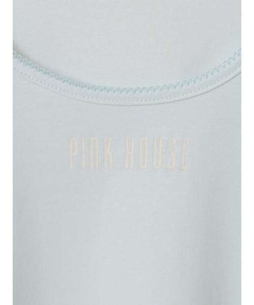 PINK HOUSE（ピンクハウス）の「ロゴパフカットソー（Tシャツ/カットソー・レディース・ライトブルー/ネイビー/ピンク/アイボリー/ブラック・LARGE/MEDIUM）」の14枚目の写真