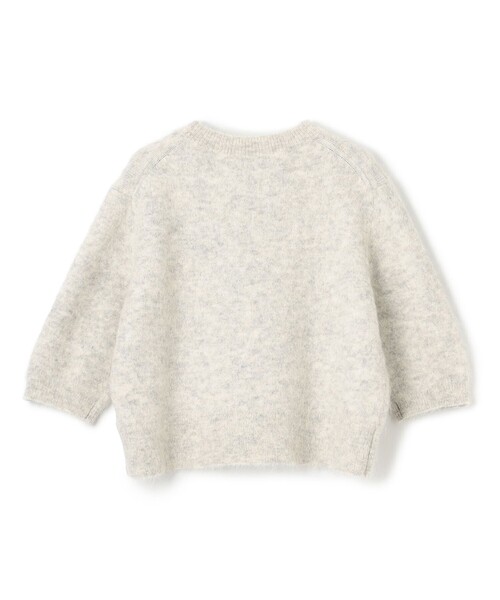uncrave（アンクレイヴ）の「アルパカファーニット ショートトップス（ニット/セーター・レディース・グレー系/ライトイエロー系/ブルー系/アイボリー系・F）」の18枚目の写真