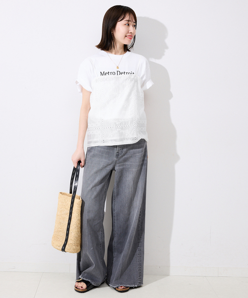 SLOBE IENA EMBROIDERY シャツ　　 スローブイエナ SLOBE IENA（スローブイエナ）の「刺繍レースブラウス（シャツ