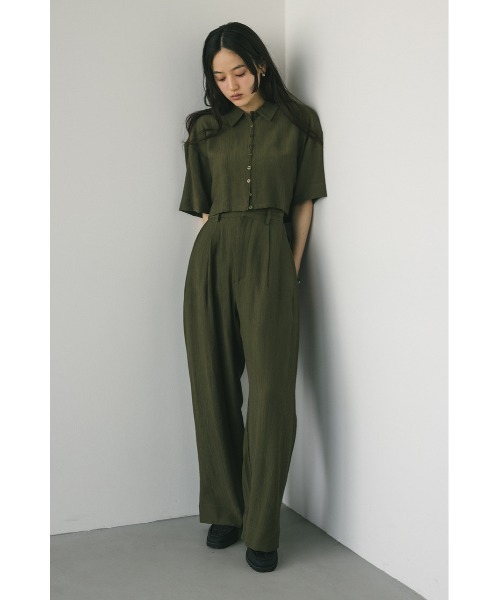 STYLEMIXER(スタイルミキサー)の「ワッシャーツータックパンツ(その他パンツ・レディース・カーキ/ベージュ/ネイビー・SMALL/MEDIUM)」の14枚目の写真