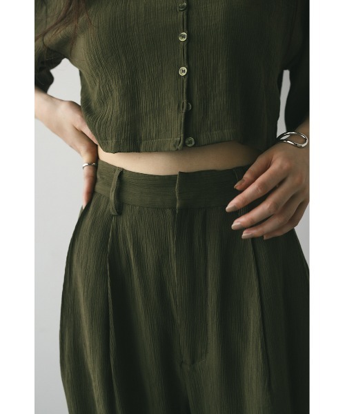 STYLEMIXER(スタイルミキサー)の「ワッシャーツータックパンツ(その他パンツ・レディース・カーキ/ベージュ/ネイビー・SMALL/MEDIUM)」の18枚目の写真