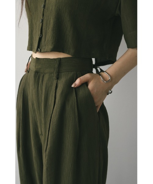 STYLEMIXER(スタイルミキサー)の「ワッシャーツータックパンツ(その他パンツ・レディース・カーキ/ベージュ/ネイビー・SMALL/MEDIUM)」の19枚目の写真