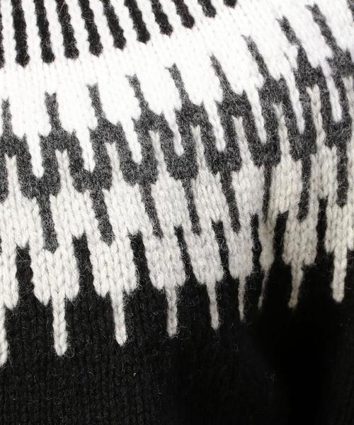 BEAUTY&YOUTH UNITED ARROWS（ビューティーアンドユースユナイテッドアローズ）の「BY フェアアイルニットプルオーバー◆（ニット/セーター・レディース・オフホワイト/ブラック・フリー）」の10枚目の写真