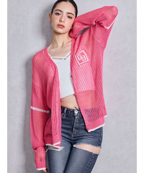 セール】GG サマーニットカーディガン（カーディガン/ボレロ）｜GYDA