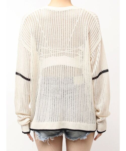 GYDA（ジェイダ）の「GG サマーニットカーディガン（カーディガン/ボレロ・レディース・アイボリー/ブラック/ピンク・FREE）」の12枚目の写真