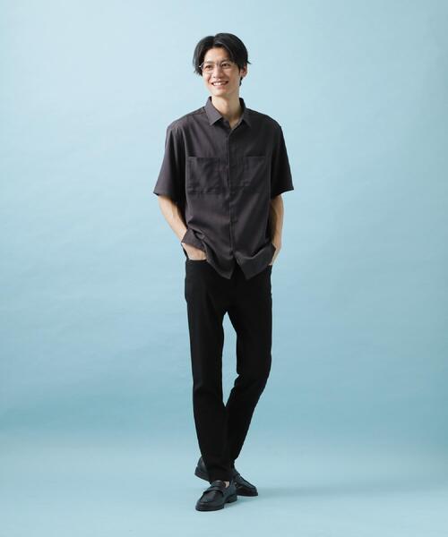 THE SHOP TK （ザ ショップ ティーケー ）の「プレミアムスキニーパンツ ストレッチ+ 接触冷感／洗濯機OK（その他パンツ・メンズ・ベージュ/ブラック/ダークグレー/ライトグレー・05/04/03/02/01）」の8枚目の写真