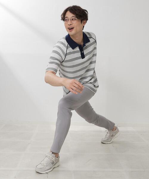 THE SHOP TK （ザ ショップ ティーケー ）の「プレミアムスキニーパンツ ストレッチ+ 接触冷感／洗濯機OK（その他パンツ・メンズ・ベージュ/ブラック/ダークグレー/ライトグレー・05/04/03/02/01）」の14枚目の写真