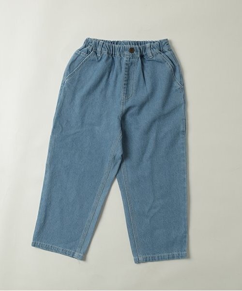 GLAZOS（グラソス）の「【SKIT0LY】デニムペインターパンツ（デニムパンツ・キッズ・ライトブルー/ダークブルー・140cm/110cm/130cm/120cm/100cm）」の7枚目の写真