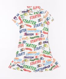 STARTER（スターター）の「●STARTER GOLF●スターターゴルフ ロゴパターン 総柄モックネック半袖ワンピースレディース SG-123011（ワンピース）」