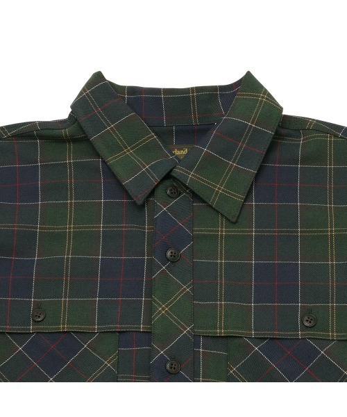 Timberland(ティンバーランド)の「【TOKYO DESIGN COLLECTIVE】ユーティリティ ポケット シャツ ユニセックス(シャツ/ブラウス・メンズ・グリーン・LARGE/MEDIUM/SMALL/X-LARGE/XX-LARGE)」の2枚目の写真