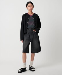 CITEN | ＜CITEN＞バギーデニムハーフパンツ(デニムパンツ)