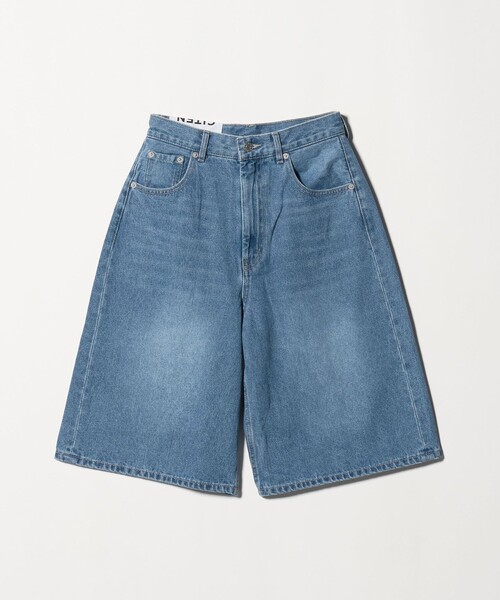 CITEN（シテン）の「＜CITEN＞バギーデニムハーフパンツ（デニムパンツ・レディース・ブラック/ライトブルー・M/S）」の8枚目の写真
