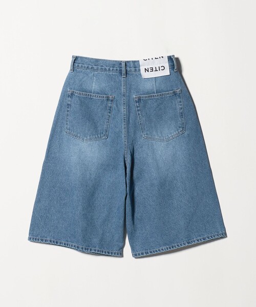 CITEN（シテン）の「＜CITEN＞バギーデニムハーフパンツ（デニムパンツ・レディース・ブラック/ライトブルー・M/S）」の9枚目の写真