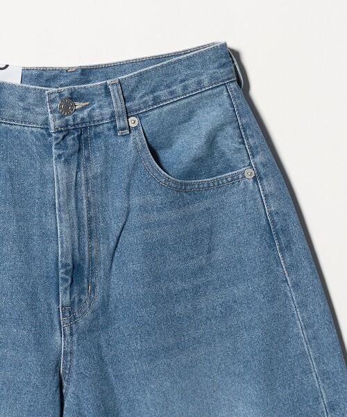 CITEN（シテン）の「＜CITEN＞バギーデニムハーフパンツ（デニムパンツ・レディース・ブラック/ライトブルー・M/S）」の10枚目の写真
