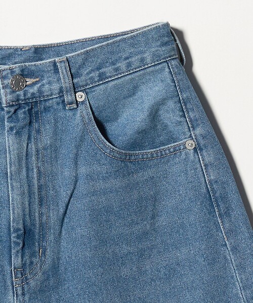 CITEN（シテン）の「＜CITEN＞バギーデニムハーフパンツ（デニムパンツ・レディース・ブラック/ライトブルー・M/S）」の11枚目の写真
