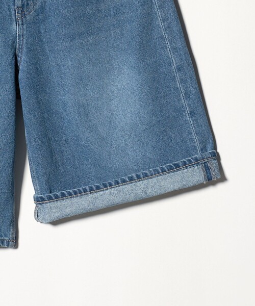 CITEN（シテン）の「＜CITEN＞バギーデニムハーフパンツ（デニムパンツ・レディース・ブラック/ライトブルー・M/S）」の16枚目の写真