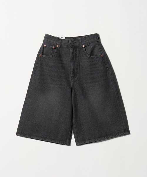 CITEN（シテン）の「＜CITEN＞バギーデニムハーフパンツ（デニムパンツ・レディース・ブラック/ライトブルー・M/S）」の18枚目の写真