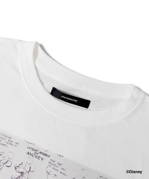 MICKEY MOUSE（ミッキーマウス）の「Mickey BOXﾌﾟﾘﾝﾄTｼｬﾂ（Tシャツ/カットソー・メンズ・ホワイト/ブラック・M/L/XL）」の5枚目の写真